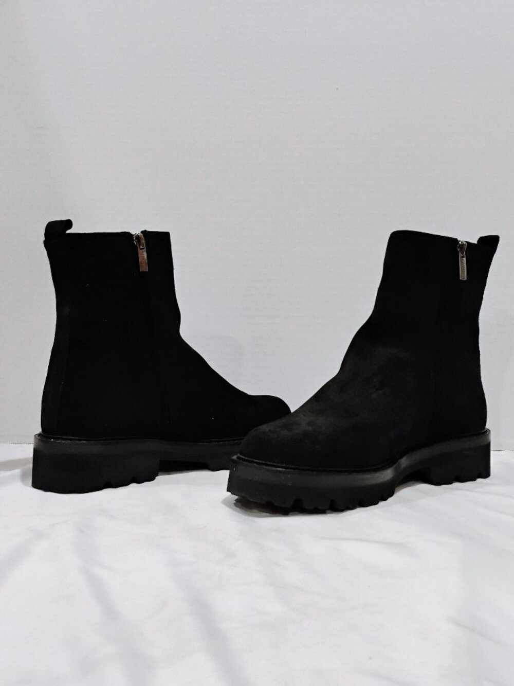 La Canadienne Womens Ara City Dry Ankle Boots Black Suede Size 9M